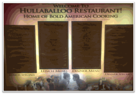 Picture of menu